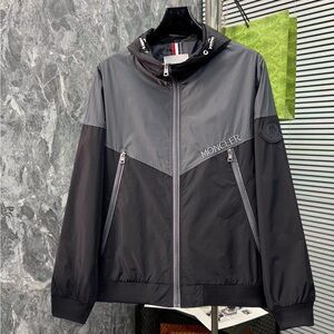 Moncler Men's Black and Gray Jacket